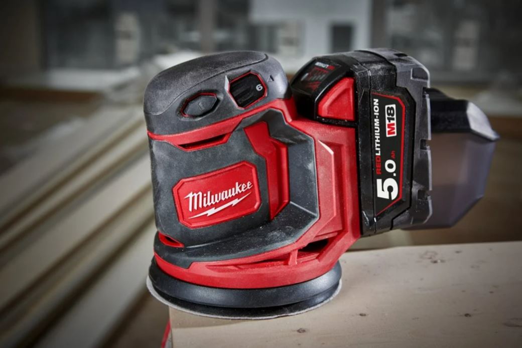Ponceuse orbitale 125mm MILWAUKEE M18 BOS125-0 18V sans batterie - 4933464228