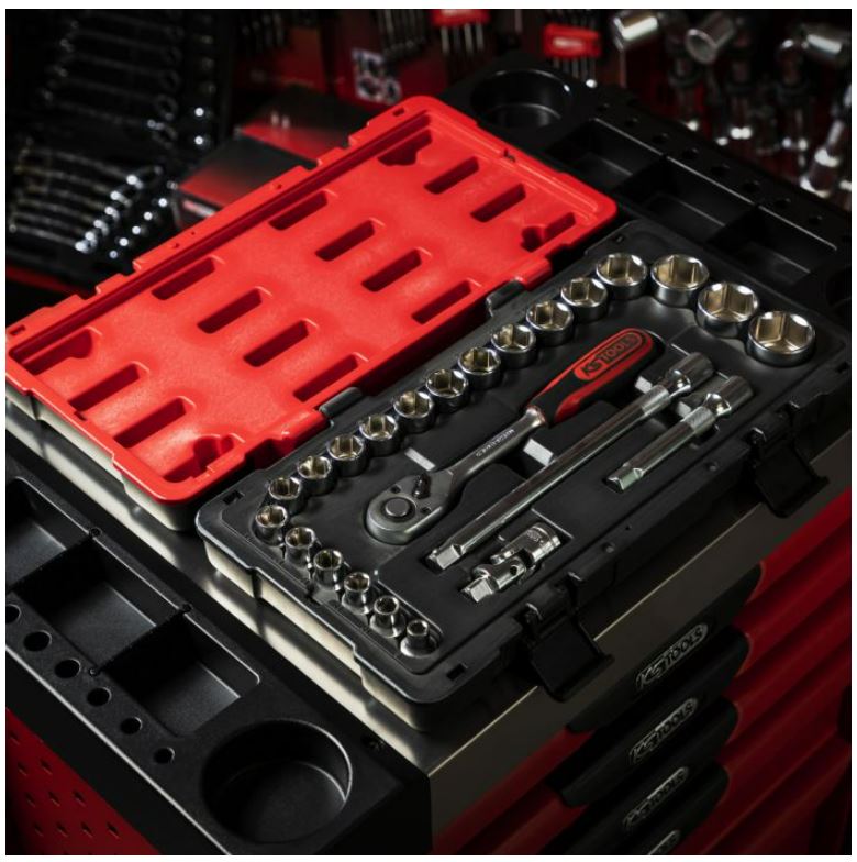 Coffret de douilles et accessoires ULTIMATE 1/2'', 24 pièces KS TOOLS - 922.0623