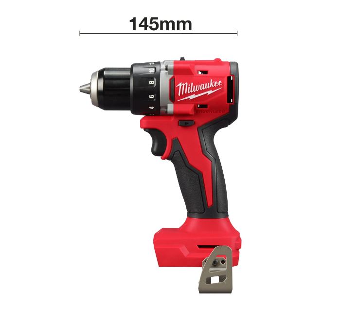 PERCEUSE VISSEUSE 18V COMPACTE MILWAUKEE BRUSHLESS - M18 BLDDRC-0 SANS BATTERIE - 4933492831