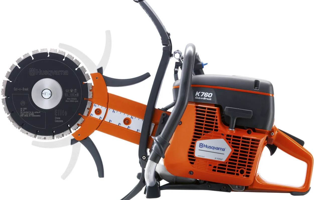 DECOUPEUSE HUSQVARNA K760 CUT-N-BREAK 230 MM AVEC 2 DISQUES EL 35' 967195701