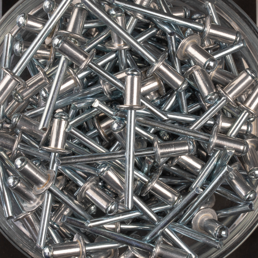 250 rivets standards à aluminium/acier à tête plate à Ø6x10mm - SCELL-IT - ASD6010