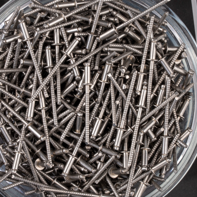 500 rivets standards à inox A2/inox A2 à tête plate à Ø3x8mm - SCELL-IT - BTD3008
