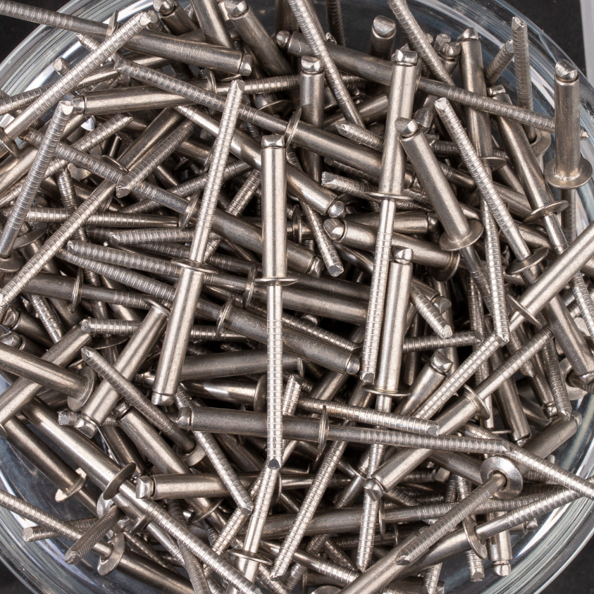 250 rivets standards à inox A2/inox A2 à tête plate à Ø4x20mm - SCELL-IT - BTD4020