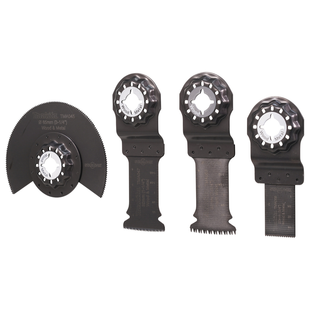 KIT BOIS/METAL STARLOCK 4PCS (TMA045/047/053/058) MAKITA - B67480