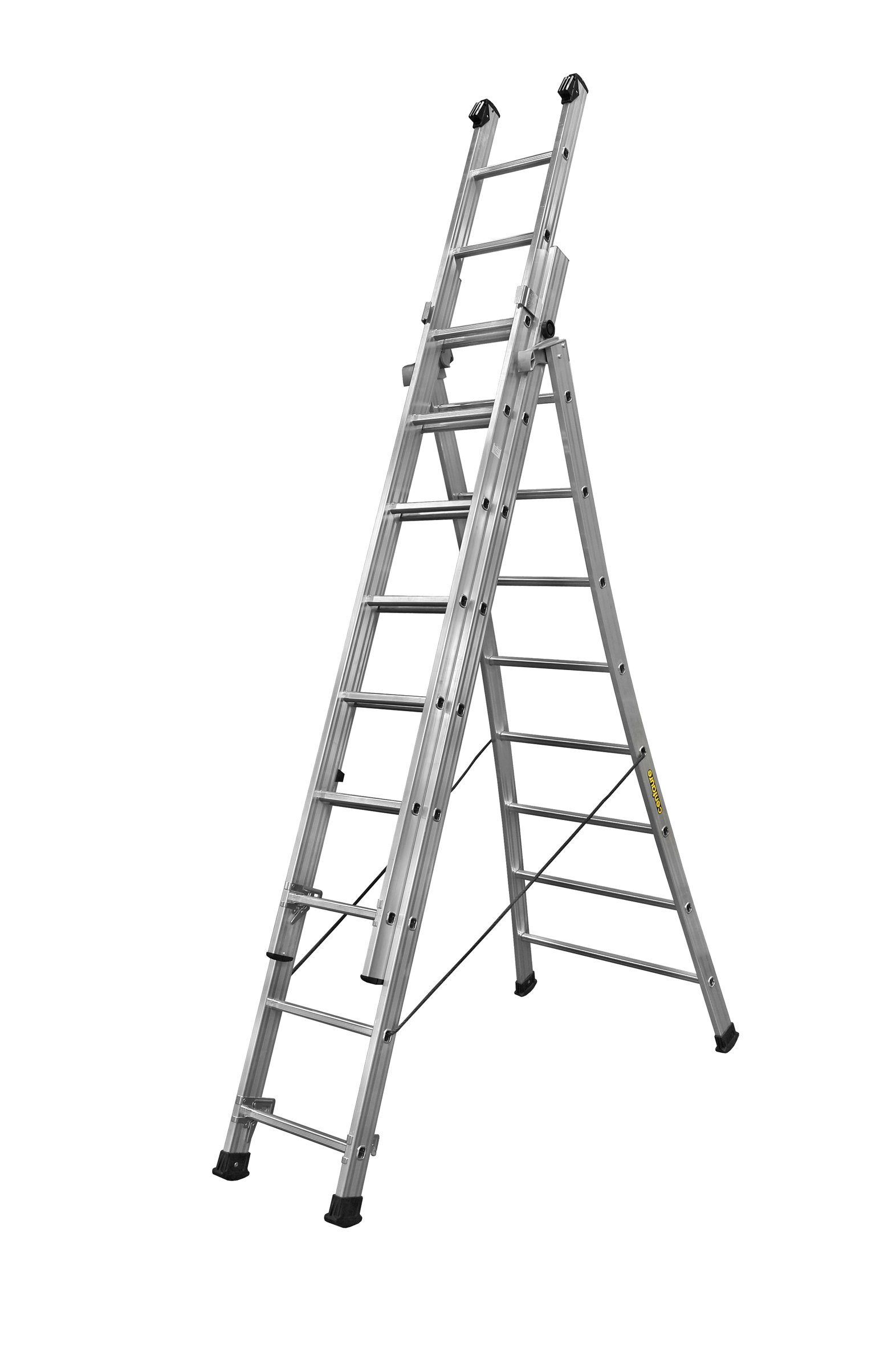 Echelle transformable à base évasée 3 plans DUARIB PRT3 2m50 - 630308