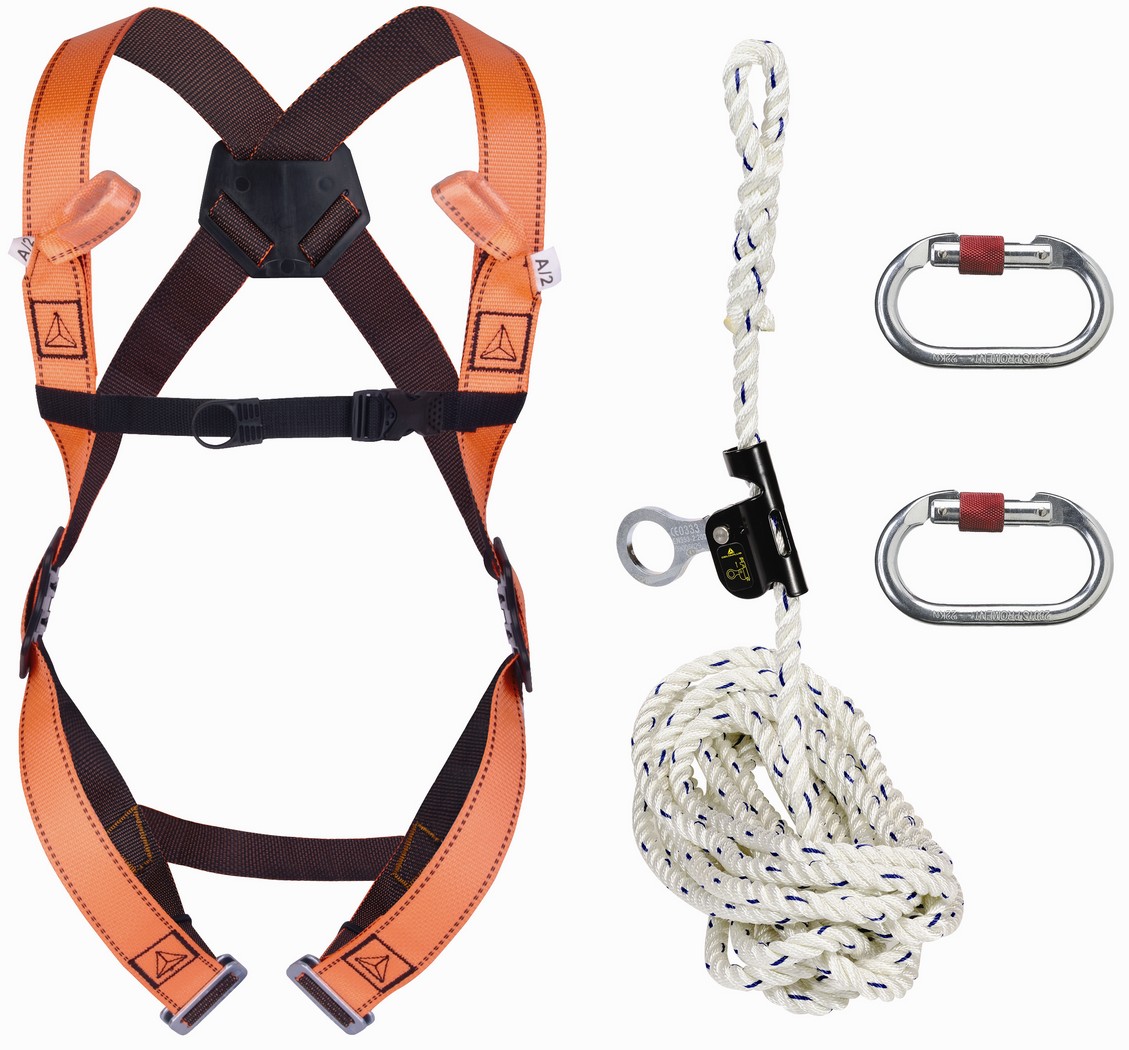 KIT ANTICHUTE 'ROOF': HAR12 + AN063/20 + AM002 + 1 SAC DE RANGEMENT XL/XXL - DELTA PLUS- ELARA170XX