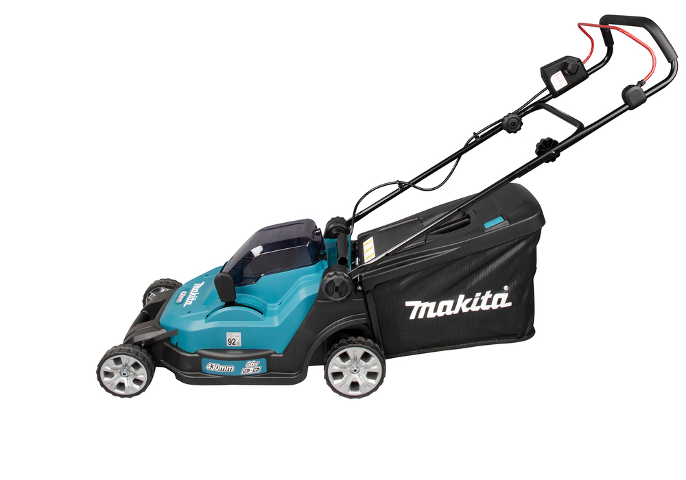 Tondeuse MAKITA 500 m² de tonte 36 V = 2 x 18 V Li-Ion sans batterie DLM432Z