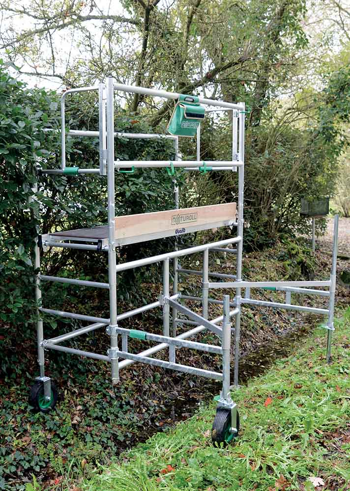 Echafaudage roulant taille haies DUARIB NATUROLL hauteur de travail 3 m - 19063
