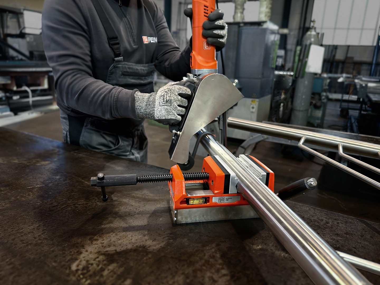 Set de paires de mors de protection (P) prismatique et (B) plat 110 mm aluminium (Fein VersaMAG) - FEIN - 90701010010