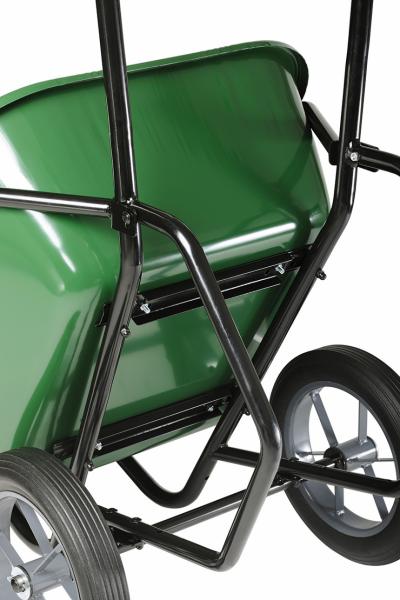 Brouette HAEMMERLIN Expert Twin Excellium 230L Peinte Roues Increvables Verte - 306050501