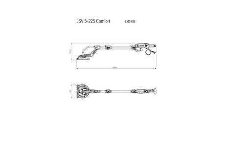 Ponceuse à bras LSV 5-225 Comfort - METABO - 600136000