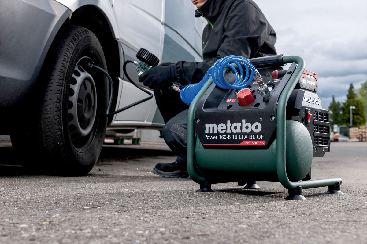 Compresseur 18 V Power 160-5 18 LTX BL OF - METABO - 601521850
