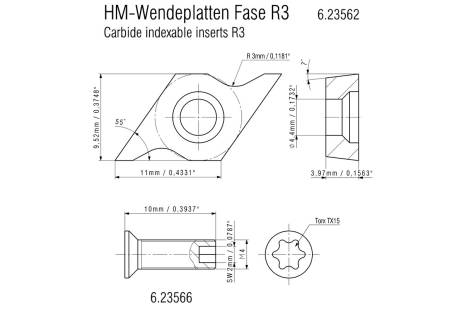 Affleureuse métal KFM 9-3 RF avec Metabox 215 - METABO - 601751700