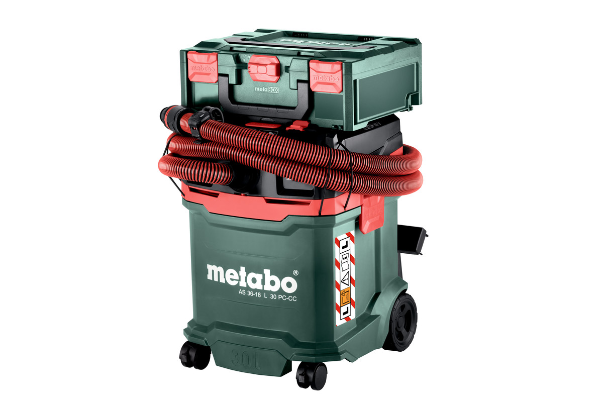 Aspirateur 18 V AS 36-18 L 30 PC CC - METABO - 602073850