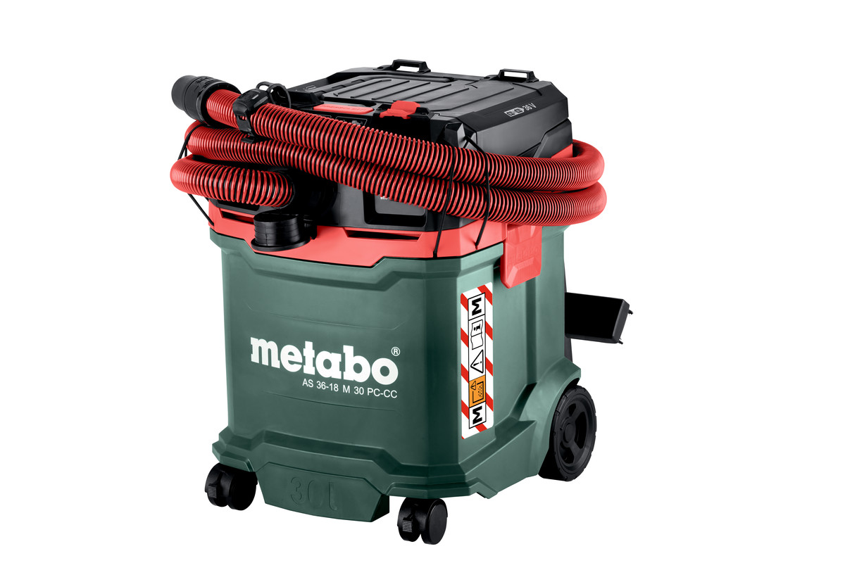 Aspirateur 18 V AS 36-18 M 30 PC CC - METABO - 602074850