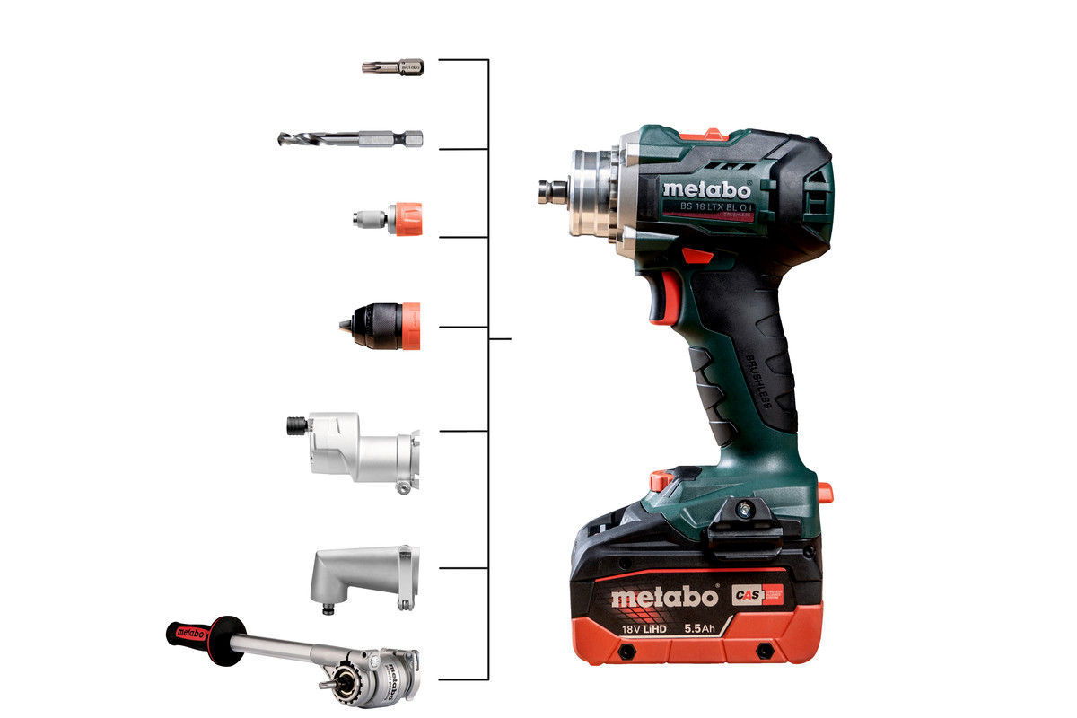 Perceuse visseuse 18 V BS 18 LTX BL Q I - METABO - 602359650