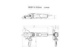 Meuleuse 150 mm WEPBF 15-150 Quick - METABO - 613085000