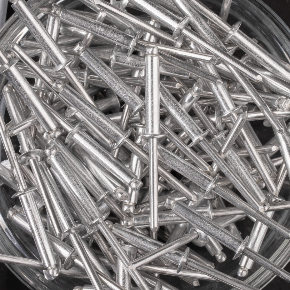 250 rivets standards à aluminium/aluminium à tête plate à Ø4,8x25mm - SCELL-IT - HD4825