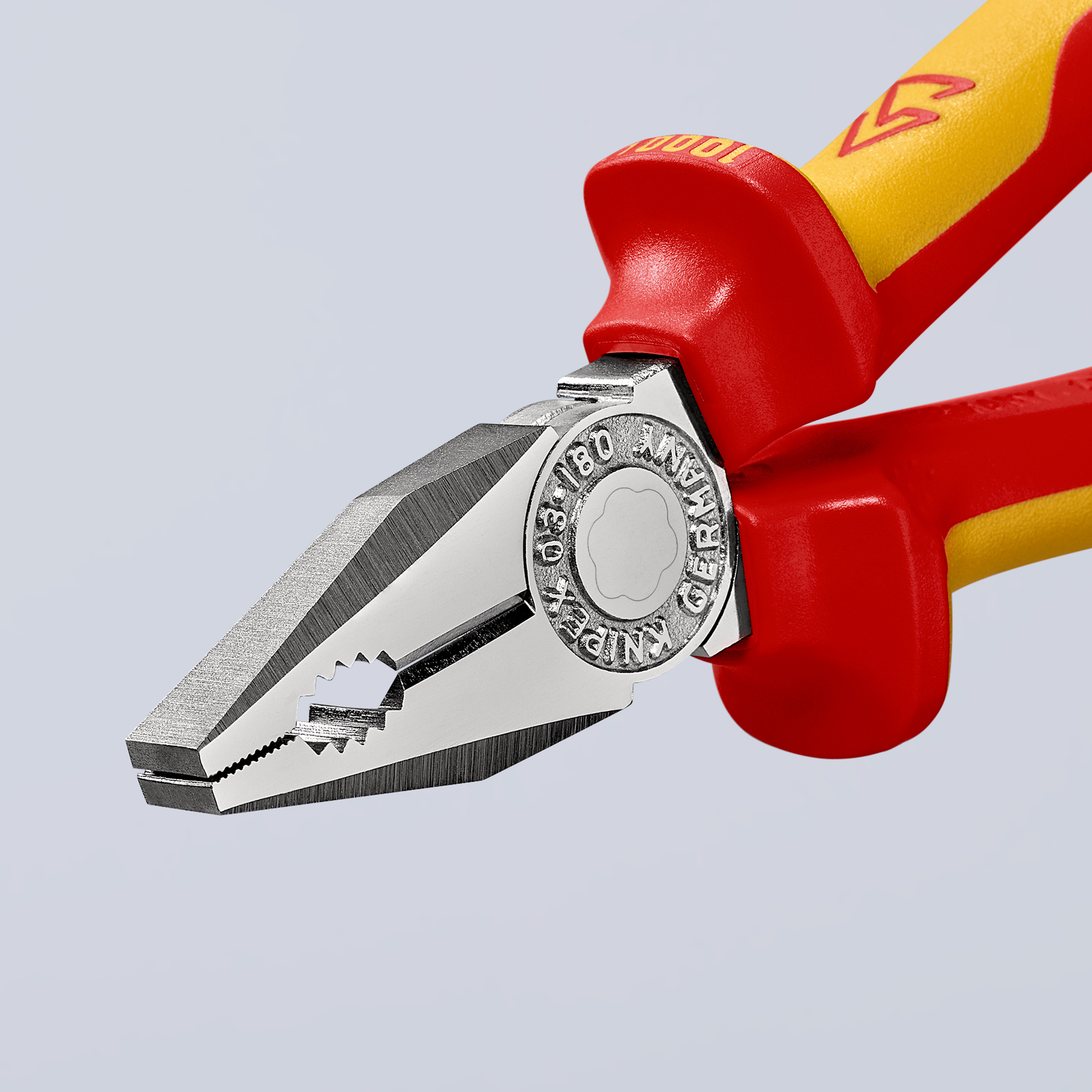 Pince univ 180mm chrome 1000v antichute KNIPEX - 03 06 180 T