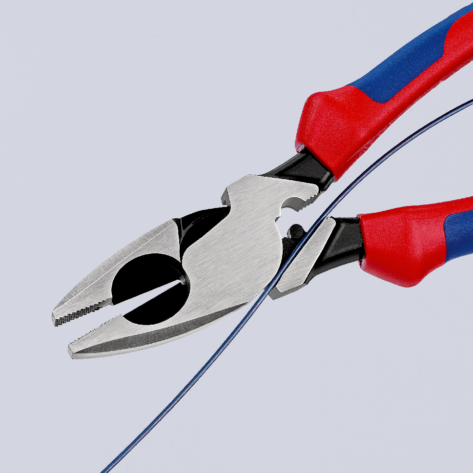 Pince univ. lineman 240mm + sertissage KNIPEX - 09 12 240 T BK