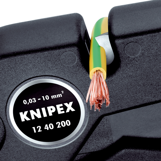 Pince a denuder auto ajustable 0,03-10² KNIPEX - 12 40 200 SB