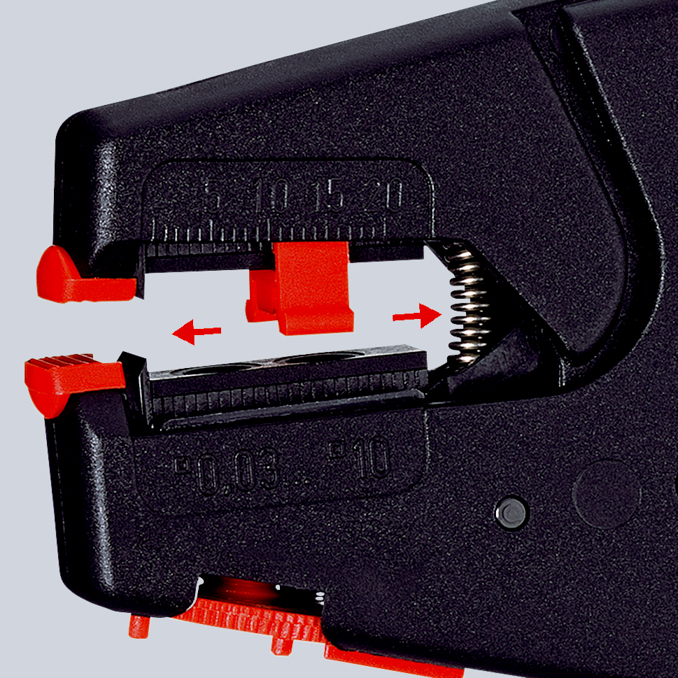 Pince a denuder auto ajustable 0,03-10² KNIPEX - 12 40 200 SB