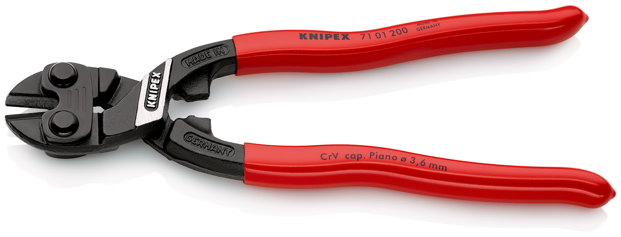 Pince coupe-boulons compact Cobolt 200mm KNIPEX - 71 01 200