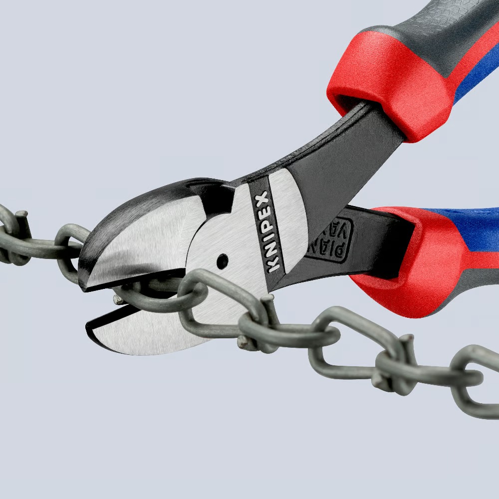 Pince coupante acier Ø 3,8 mm forte démultiplication KNIPEX - 74 02 180