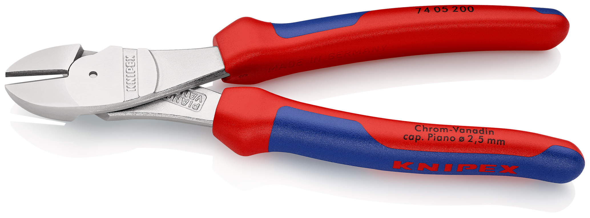 Pce cpte cote fte demult. 200mm chrome KNIPEX - 74 05 200 SB