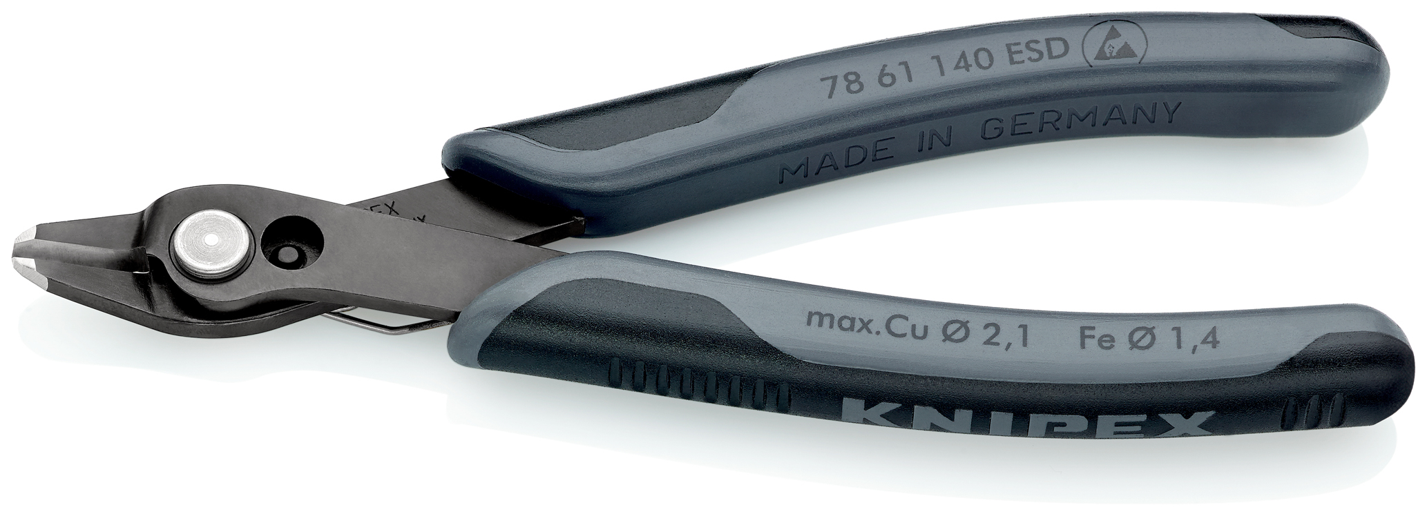 Pince coupante Super Knips® XL ESD - 140 mm - KNIPEX - 78 61 140 ESD