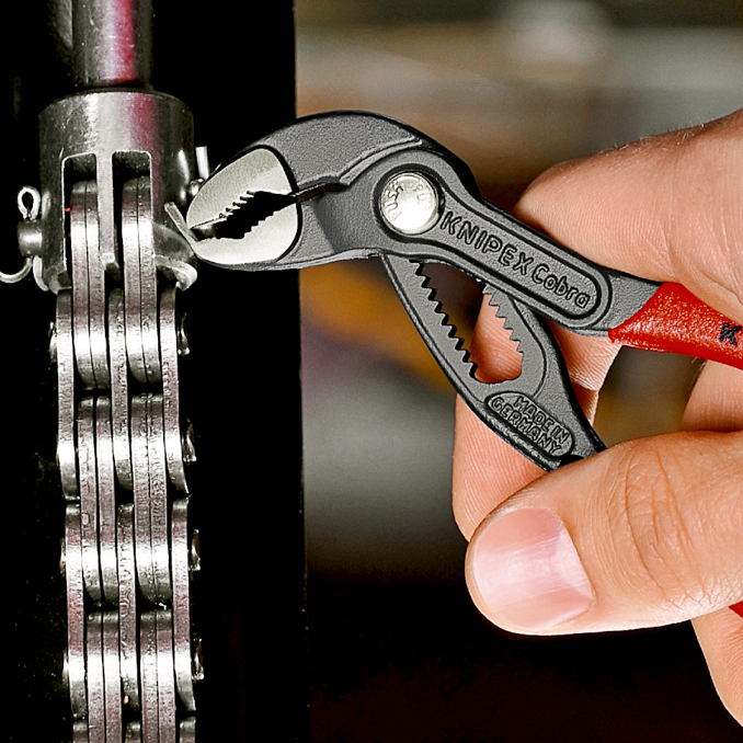 Pince multiprise de pointe Cobra® - 125 mm, ouverture 27 mm - KNIPEX - 87 01 125