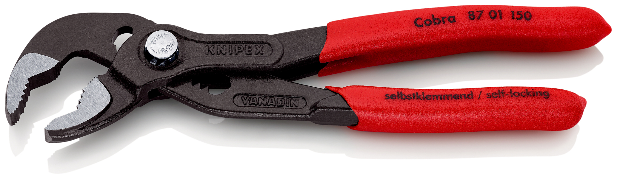 Pince multiprise cobra ouverture 32mm KNIPEX 150mm sur carte - 87 01 150 SB