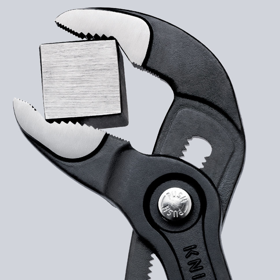 Pince multiprise Cobra® 300mm - Gainage bi-matière - Œillet antichute KNIPEX - 8702300TBK