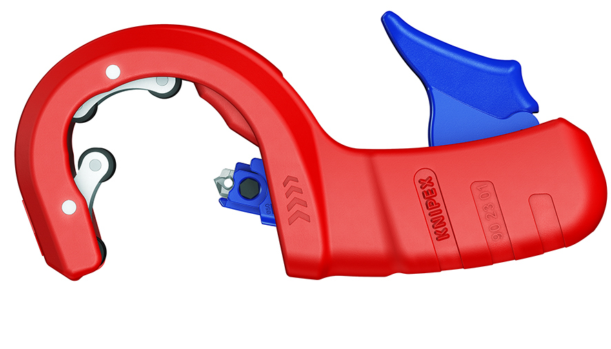 Coupe tubes DP50 pour tubes plastique D32/40/50mm - Fonction chanfrein KNIPEX - 902301BK