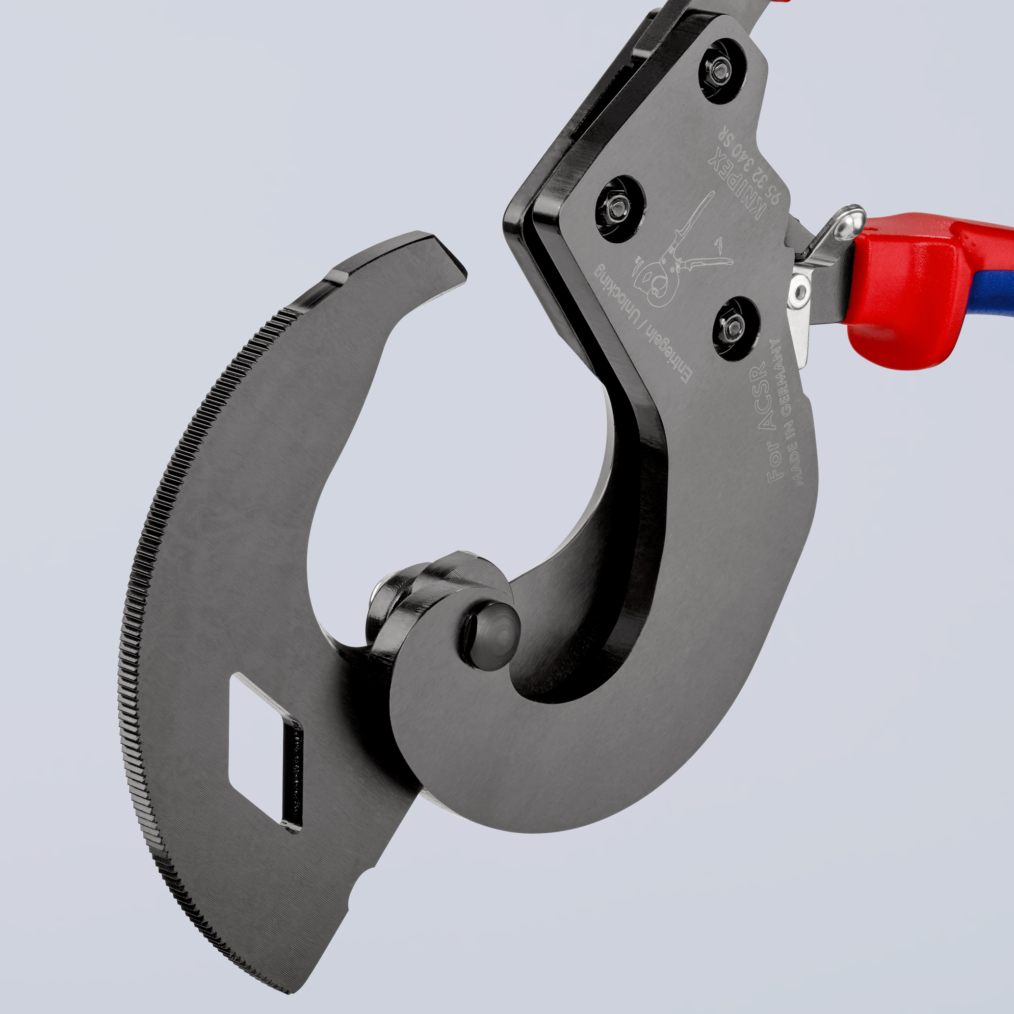 Pince coupe-cables a cliquet 340mm ø32mm KNIPEX - 95 32 340 SR