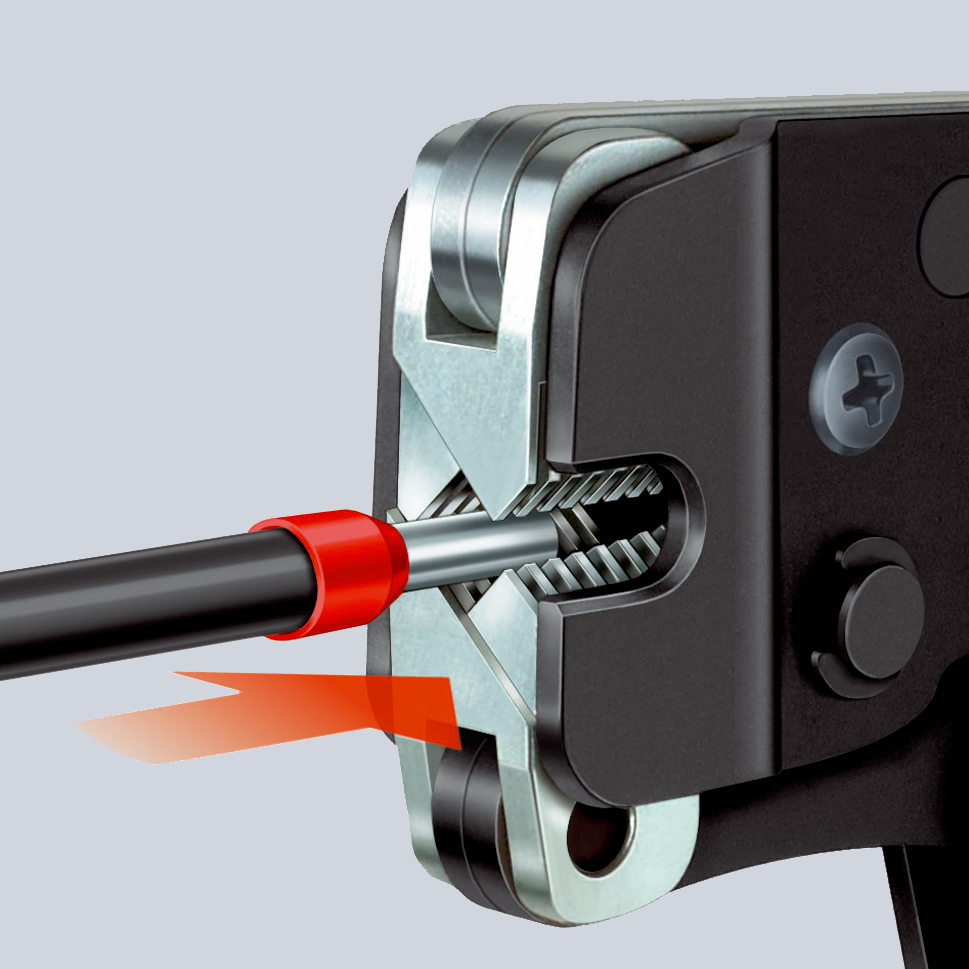 Pince sertir frontale embouts 0,08-16mm² KNIPEX - 97 53 09