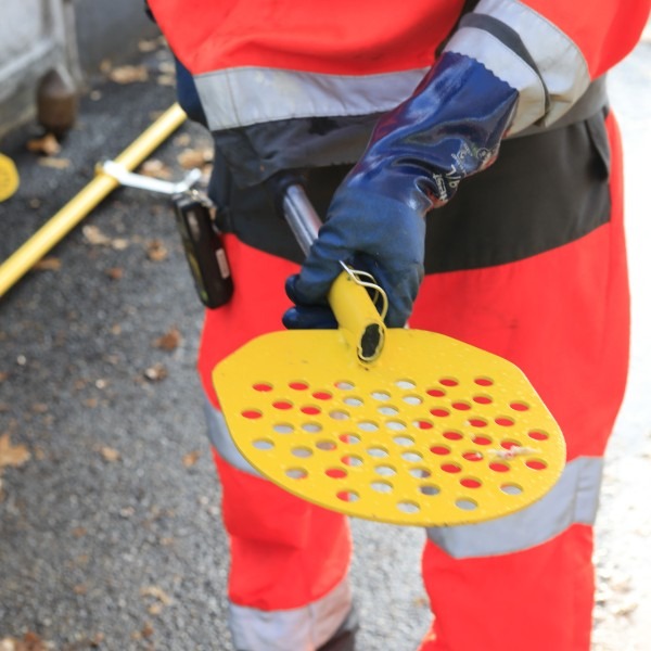 Pelle filtrante d'hydrocurage manche télescopique Nanovib Ø15cm (2-3,50 m)- LEBORGNE - 149159