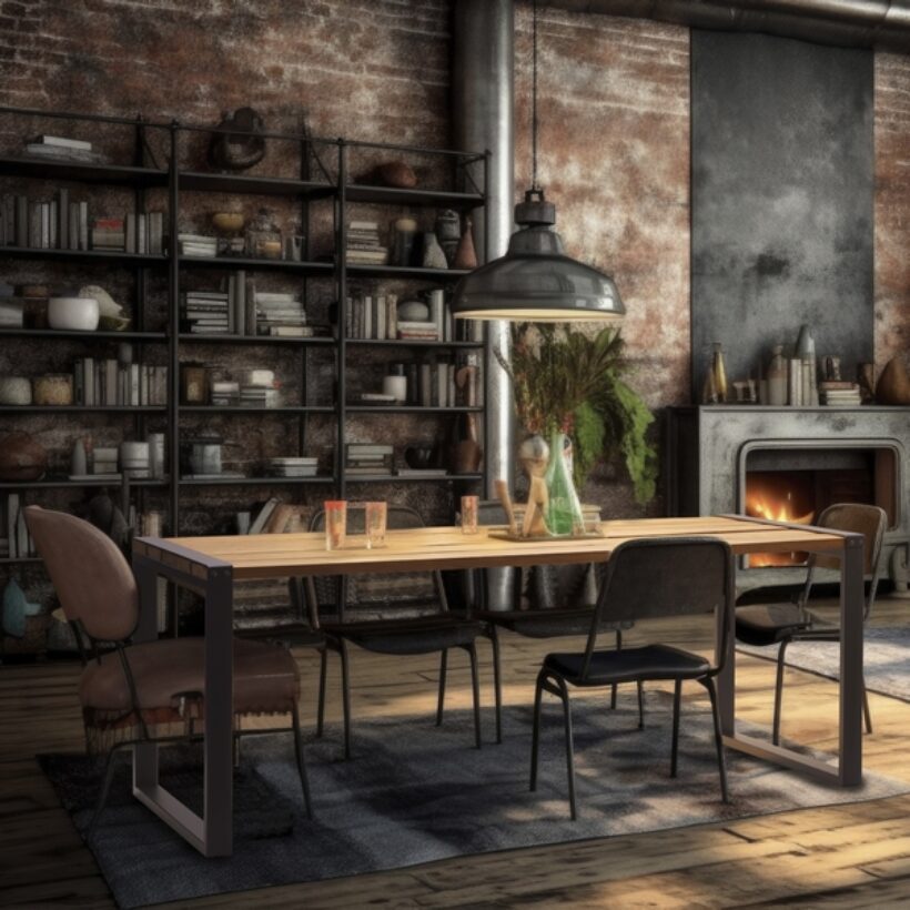 Lot de 2 pieds de table Indoor pour pièce de bois « solivette » - MOTTEZ - M592C
