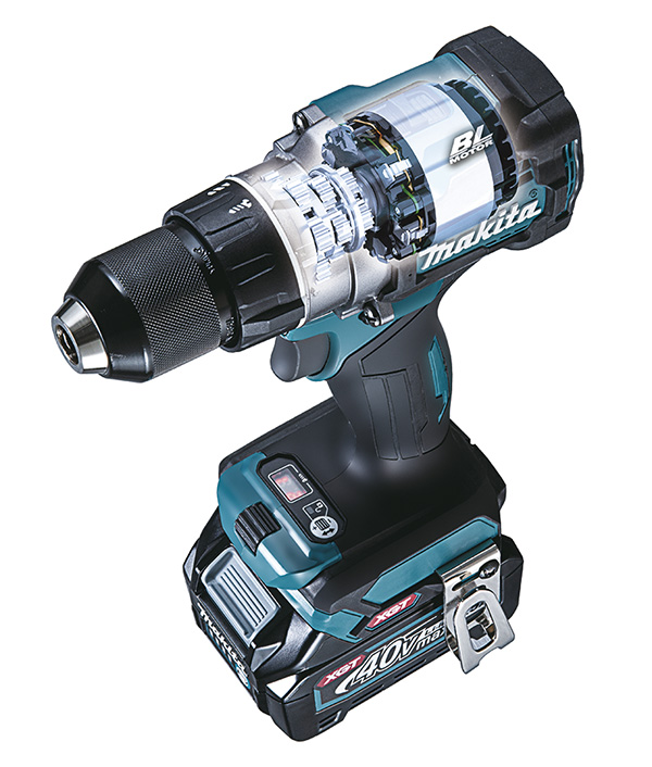 Perceuse visseuse MAKITA 40V max Li-Ion 2,5 Ah XGT Ø 13 mm DF001GD201