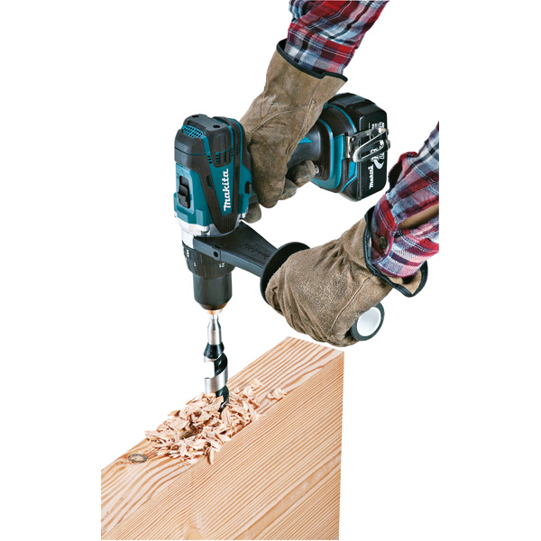 Perceuse visseuse MAKITA sans fil 18 V 3 batteries 5 Ah 13 mm - DDF458RT3J