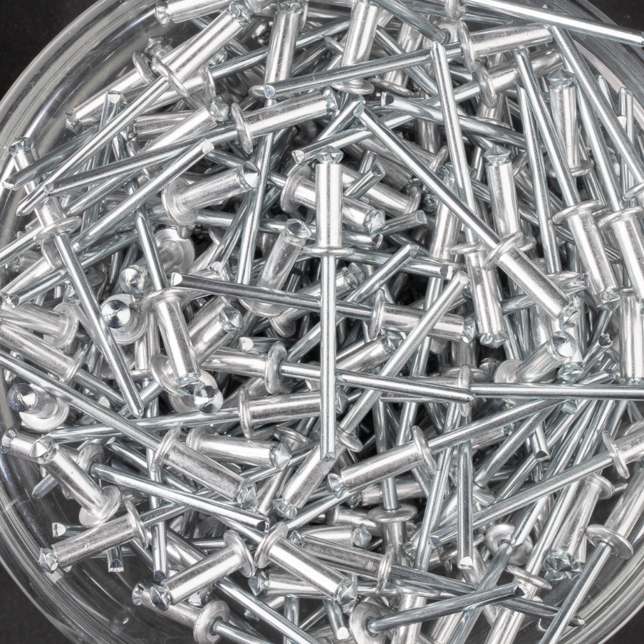 250 rivets éclatés à aluminium/acier à tête plate à Ø4x12mm - SCELL-IT - PAD4012