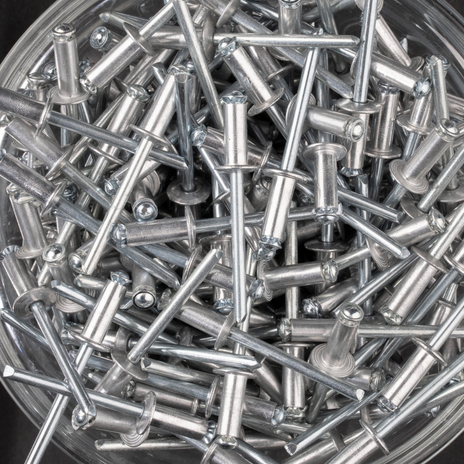 250 rivets éclatés à aluminium/acier à tête plate à Ø4,8x12mm - SCELL-IT - PAD4812