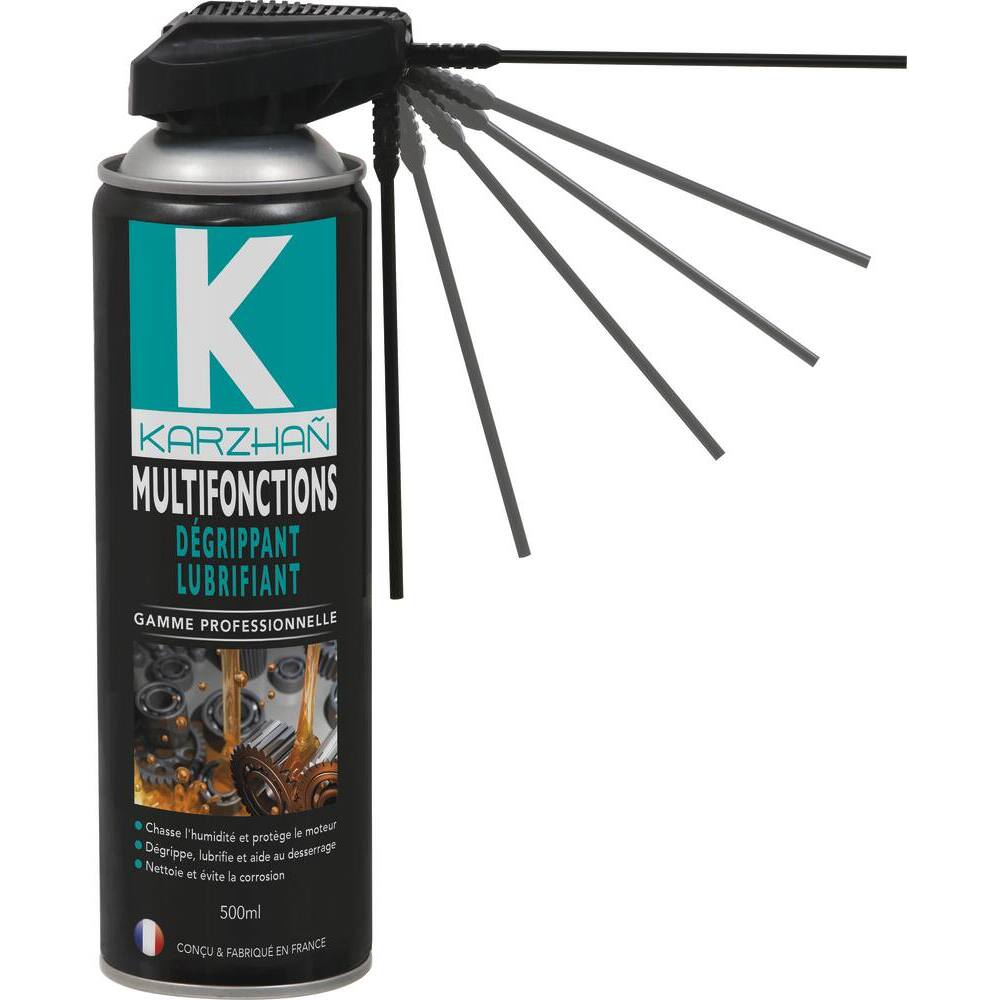 Dégrippant, lubrifiant multifonctions - Lot de 6 - KARZHAN - 24500.06