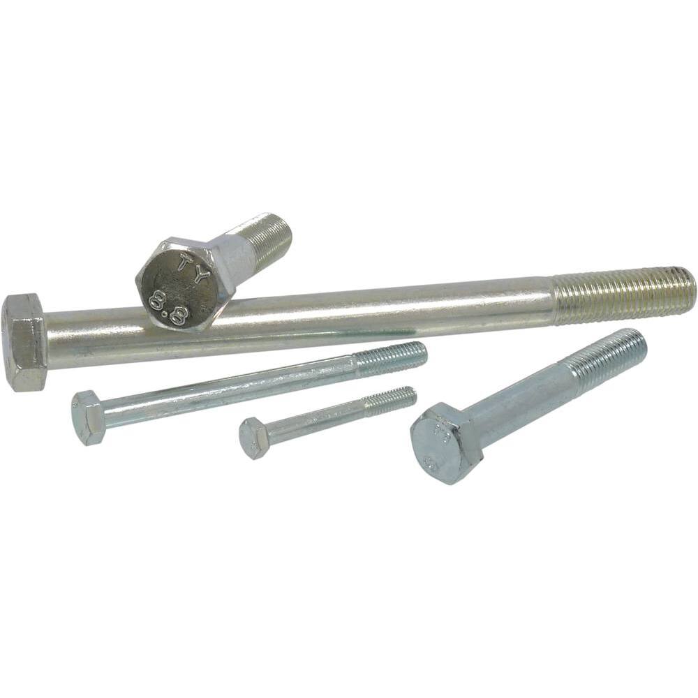 Vis à tête hexagonale filetage partiel class 8.8 zingué blanc M6x50mm DIN 931 - boîte de 200 - KLIPPER - 26619.200