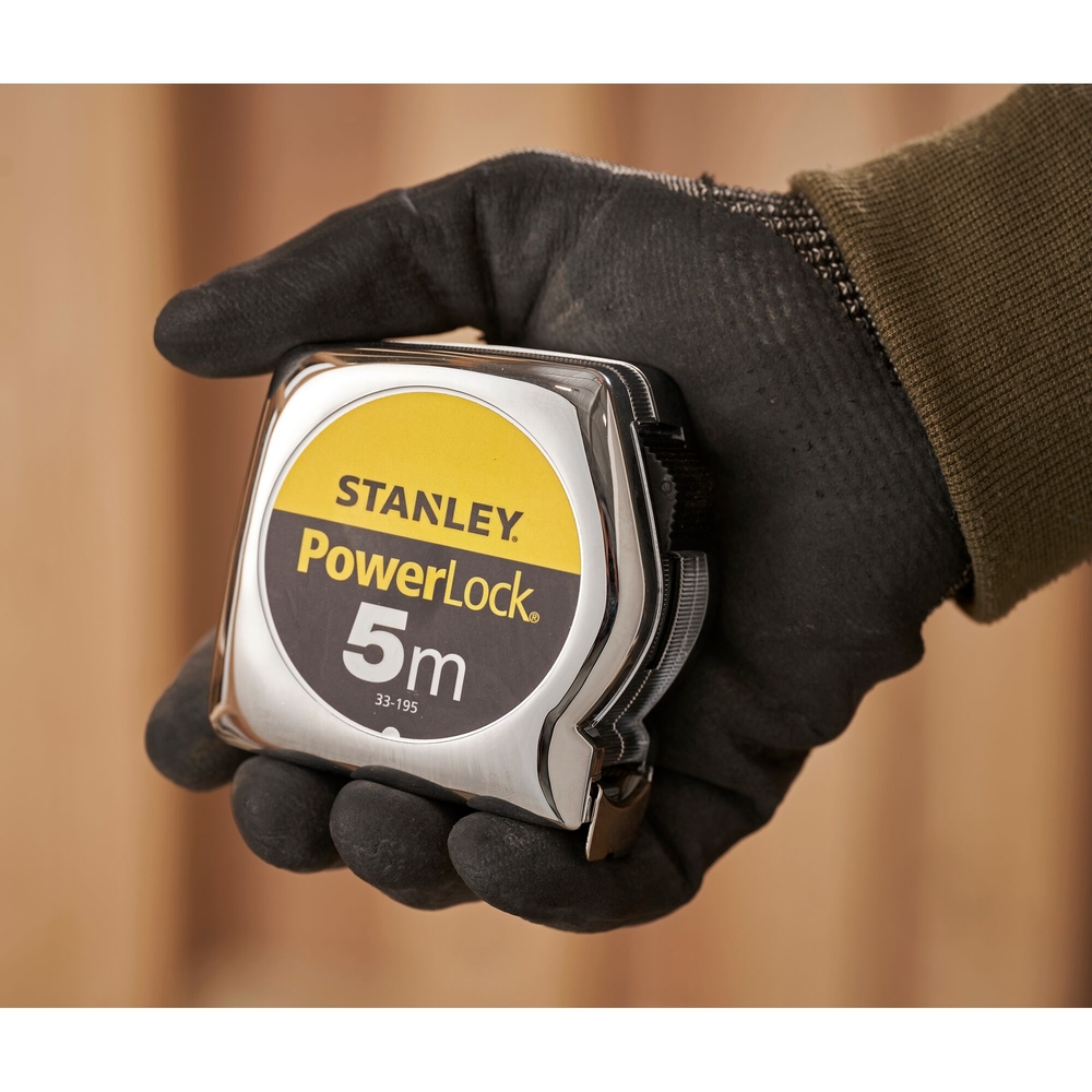 Mesure 5 m x 25 mm Powerlock Classic ABS - 1-33-195 - STANLEY