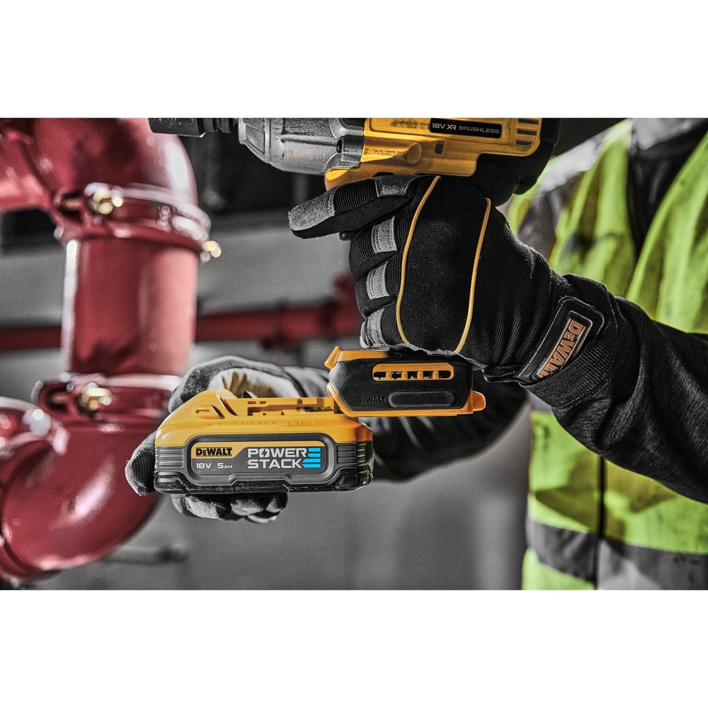 Boulonneuse ½” XR 18 V 5 Ah Brushless 1396 Nm - jonc de sécurité - POWERSTACK - DCF900H2T-QW - DEWALT