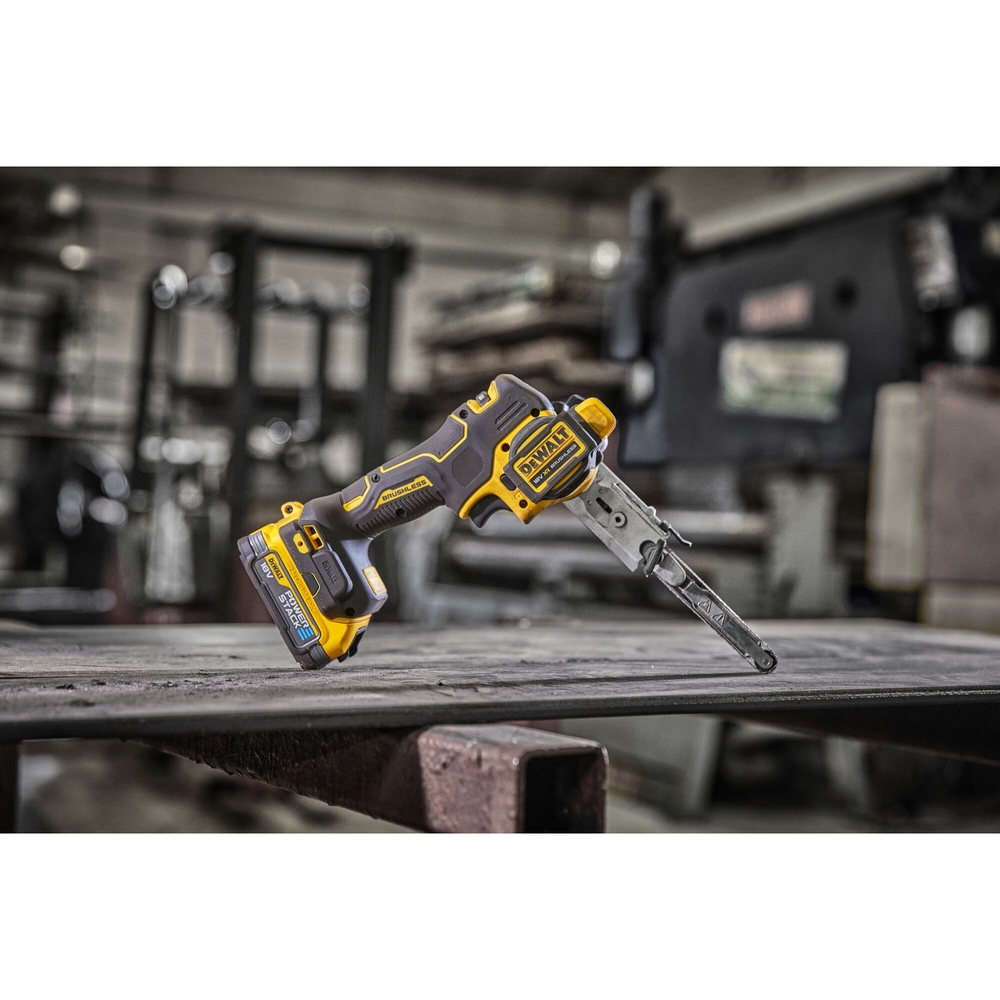 Lime à bande XR 18V 1.7Ah Li-Ion Brushless POWERSTACK - DCM200E2T-QW - DEWALT
