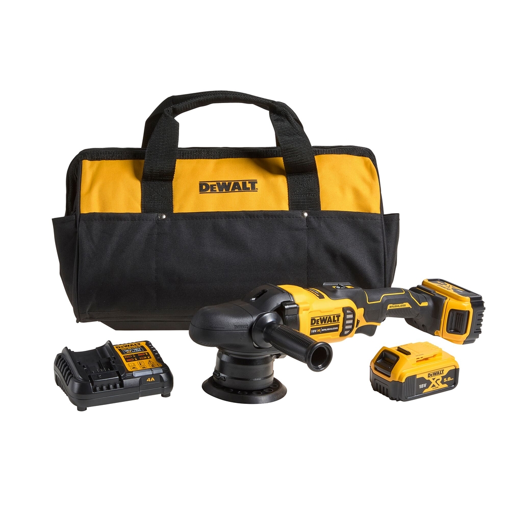 Polisseuse à double action XR 18 V 5 Ah Li-Ion Brushless - DCM848P2-QW - DEWALT