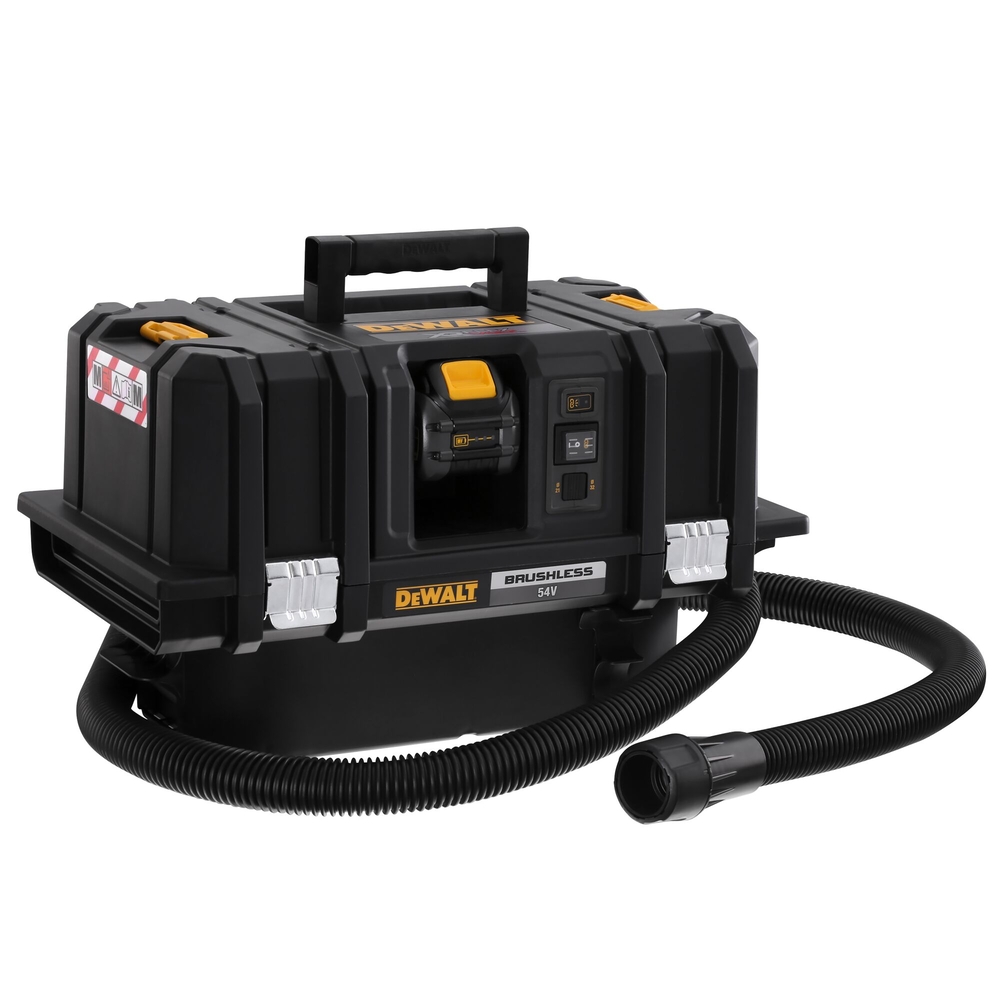 Aspirateur TSTAK XR FLEXVOLT 54 V 2 Ah Brushless eau et poussière - classe M - DCV586MT2-QW - DEWALT
