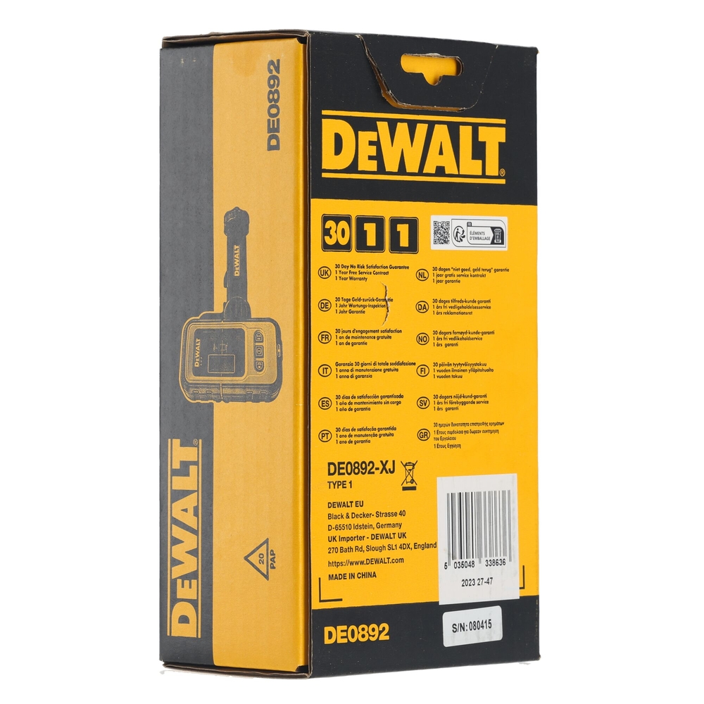 Cellule de détection pour laser ligne(s) rouge(s) - DE0892-XJ - DEWALT
